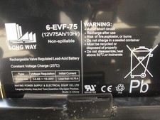 Sterling Mainland Batterie Satz 2 x 12V 75Ah Blei AGM Akku für Scooter 