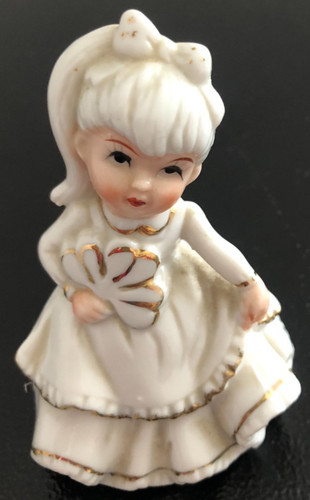 Porzellanfigur mädchen weiß - porzellanfigur,