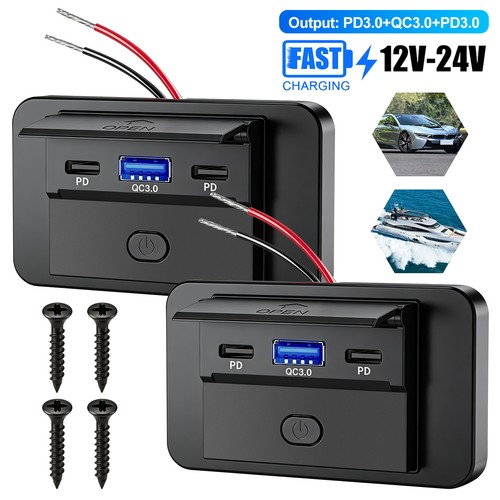 Usb steckdose 12v 24v - steckdose, 12v/24v