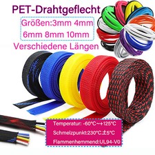  Geflochtene Kabelschläuche