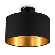 Deckenleuchte schwarz gold