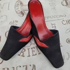 Vegane Vintage Mules Gr. 37.5