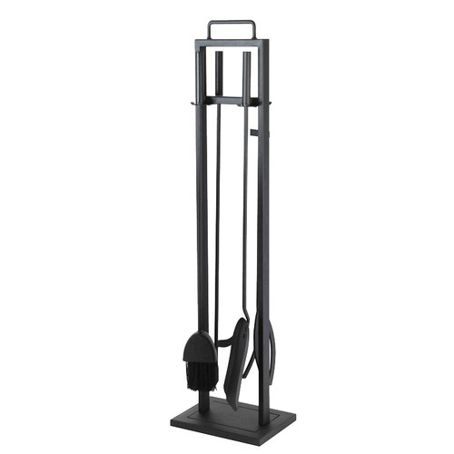 Kaminbesteck teilig schwarz - kaminbesteck, 4-teilig