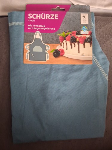 Vivess küchenschürze blau - küchenschürze,