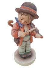 Goebel Junge mit Geige Dekofigur Porzellan Klassisch Mehrfarbig