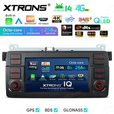 7" Für BMW E46 Rover 75 MG ZT Autoradio Android 14 8+256G QLED DTS GPS Global 4G