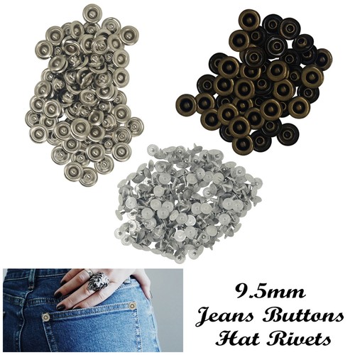 5mm bronze hutnieten jeans - bronze,