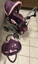 Bayer Puppenwagen lila/rosa