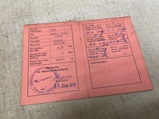 NVA LKW Armee Ural 375 D Baujahr 1968 Zulassungschein UdSSR