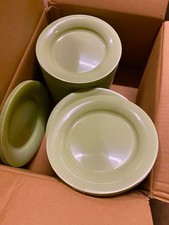100 Stück Kunststoffteller grün Ø 20,5 cm Teller Party Camping Teller Neu