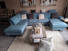 gebrauchte couch garnitur, Von "VITO,Blau,Stoff"