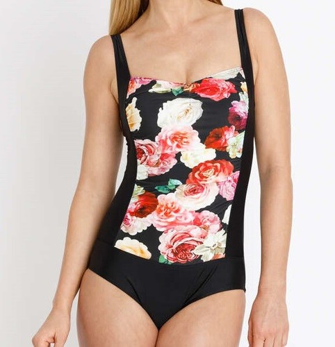 Badeanzug schwarz 42d damen - 42d,
