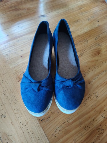 Pumps keilabsatz blau - pumps,, keilabsatz,