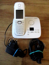 Siemens Gigaset Haustelefon Schurlos C 595 Weiß Anrufbeantworter DECT Single