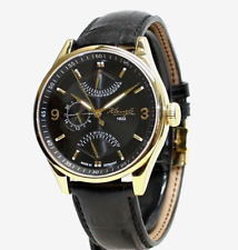 NOS! KIENZLE 1822 Herrenuhr Retrograde Quarz Saphirglas 5BarW.R. Made in Germany