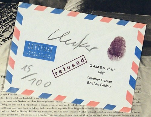 Günther uecker handsigniert - günther,