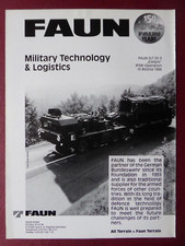 8/1997 PUB FAUN LKW MILITARY