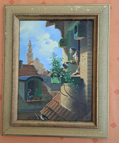 ölgemälde 18x23 carl - Ölgemälde,