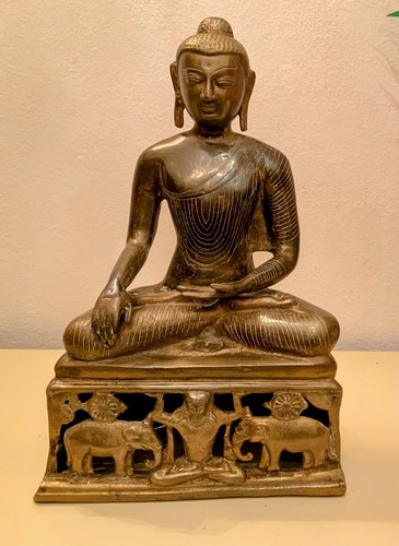 Antike bronze statue buddha - antike,
