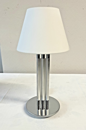 Tischleuchte verchromt und - bp,
