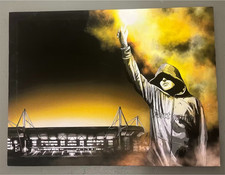 Borussia Dortmund Bild BVB 80x60 Westfalen Stadion Pyrotechnik