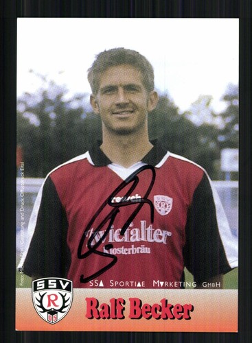 Ralf becker autogrammkarte ssv - ralf,