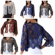 Damen bolero spitze jacke - bolero,