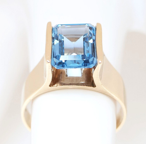 Topasring karat 375 gold - 375,