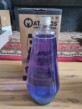 Mathmos Astro Lavalampe Ersatzflasche, Wachs Violett / Flüssigkeit Blau, Selten