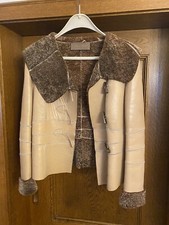Strenesse leder lammfell jacke - strenesse,