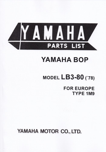 Yamaha bop lb3 - yamaha, lb3-80
