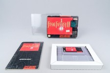 Super Nintendo *Final Fantasy II* SNES OVP CIB NTSC-U/C F4-USA