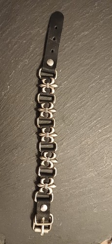 Armband leder metall - armband,