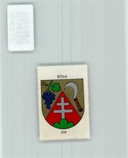 10408237 - Toess Vignette Wappen Kaffee Hag ca 1920-1940 Rebmesser Trauben