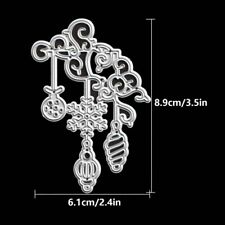 Stanzschablone Weihnachtsbaumschmuck, Größe 8,9 cm x 6,1 cm (010)