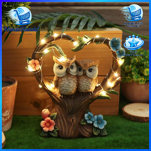 Gartendeko figuren solar rost - gartendeko,