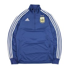 Adidas Vintage Argentinien Sweater Jacke Blau Weiß 