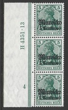 Marokko 5 Pf. Germania postfr