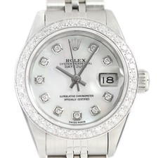 Rolex Damen Datejust Weiß MOP