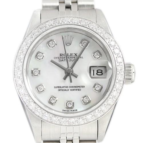 Rolex datejust damenuhr weiß - damenuhr,