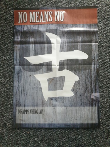 Nomeansno old tour poster - nomeansno,