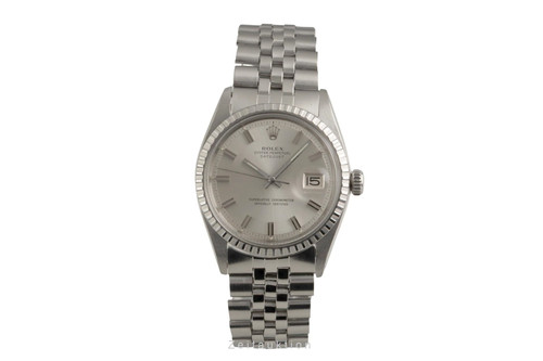 Rolex datejust silver dial - silver,
