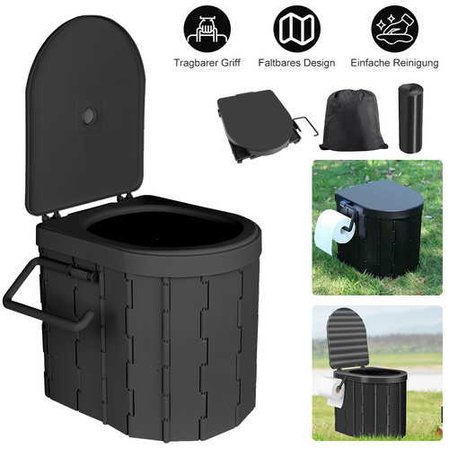 Campingtoilette faltbar mit - campingtoilette,