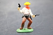 Kein Timpo Toys Cowboy Sheriff Figur mit zwei Pistolen Vintage 70er Jahre