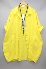 Moonshine Leinen Bluse  Mantel