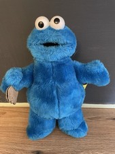 Sesamstraße Krümelmonster mit Keks 28cm Plüsch Kuscheltier Plüschtier 1998 IGEL