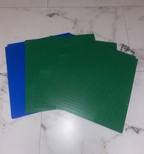 4x Lego Baseplate 32x32 grün