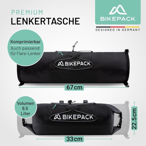 Bikepack fahrradtasche lenker - fahrradtasche,