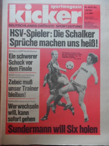 Kicker 6 1983 uwe - kicker, 1.6.