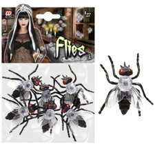 6 DEKO Fliegen Halloween